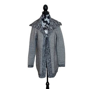 WHBM Shimmer Herringbone Long Cardigan S